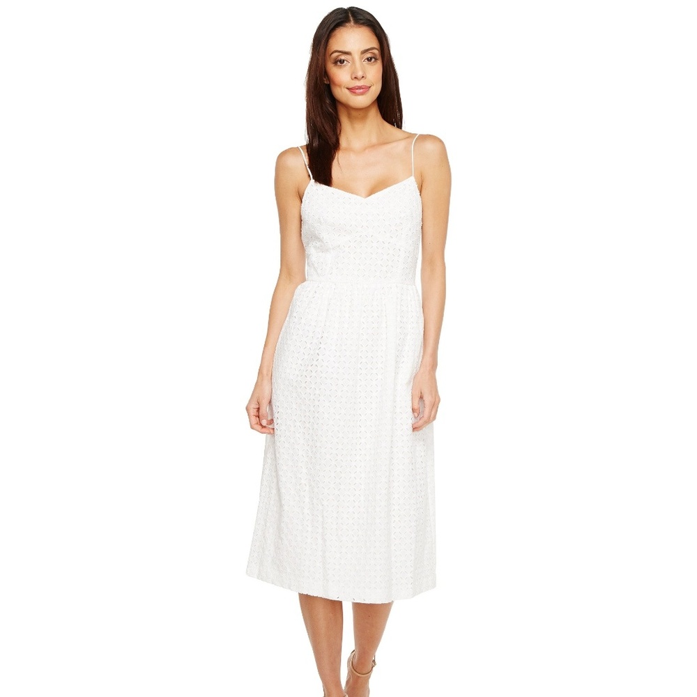 Cece Cynthia Steffe Aurora Eyelet Midi Dress